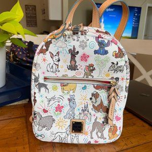 Dooney and Bourke Sketch Dog Pattern